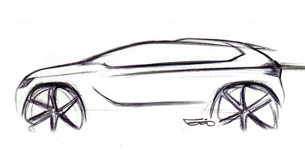 Dessin : Peugeot 2008 Concept