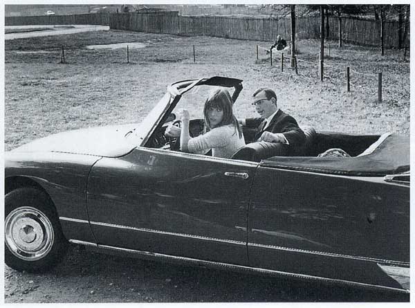 Citroen cabrio DS21 Jane Birkin-4