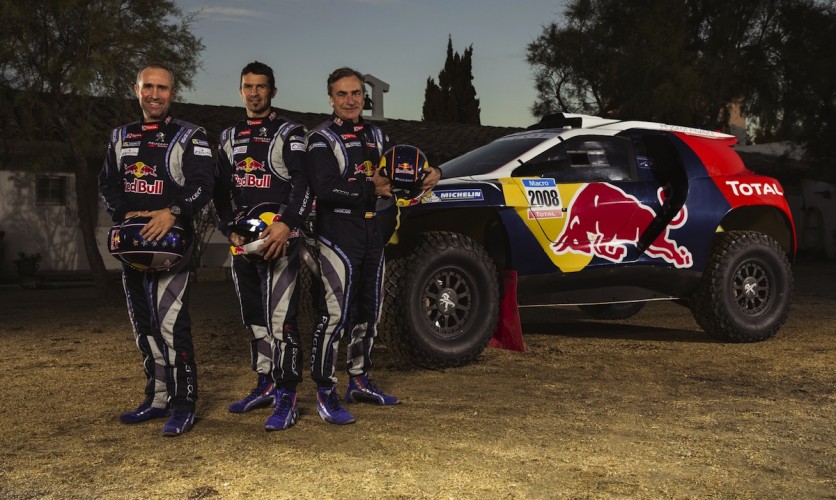 Stephane Peterhansel, Cyril Despres, Carlos Sainz - Portrait