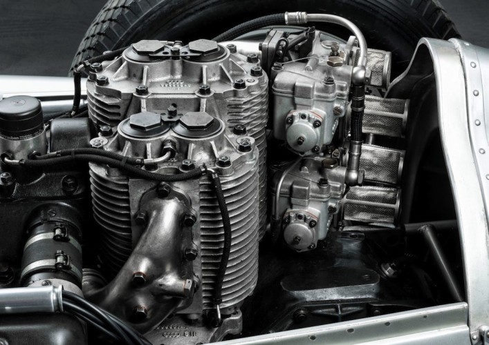 Auto Union Type D twin-supercharger Silver Arrow