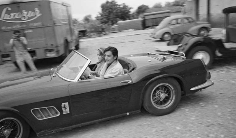 Alain Delon, Ferrari 250 GT SWB California Spider_4