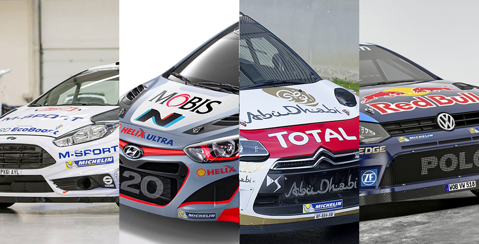 WRC 2015 : Citroën/DS, Volkswagen, Hyundai et Ford sont prêts