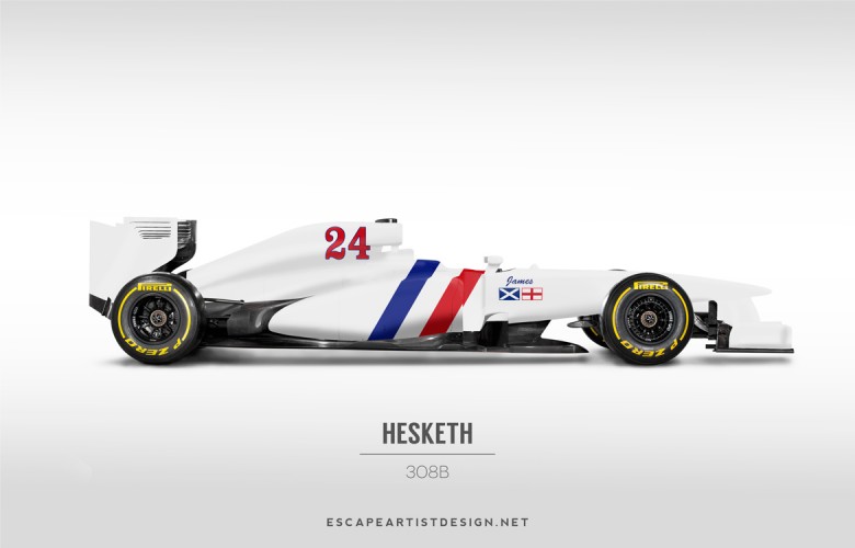 Nouvelles F1 Anciennes livrées_Hesketh