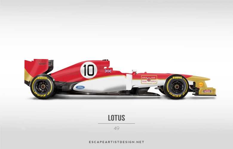 Nouvelles F1 Anciennes livrées_Lotus