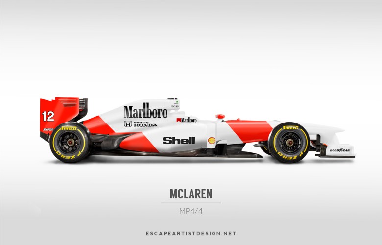 Nouvelles F1 Anciennes livrées_McLaren