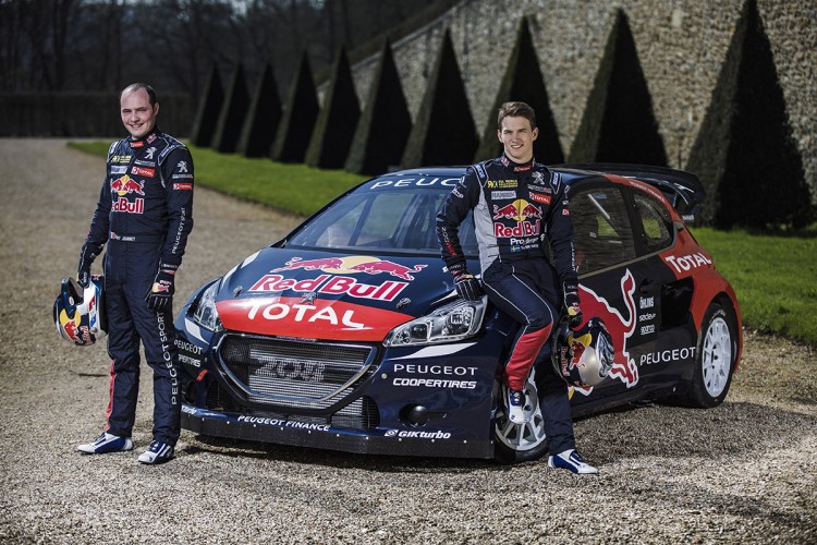 Peugeot 208 WRC FIA RX 2015 Hansen Timmy Hansen Davy Jeanney