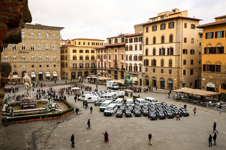 Renault Twizy en autopartage à Florence, Italie