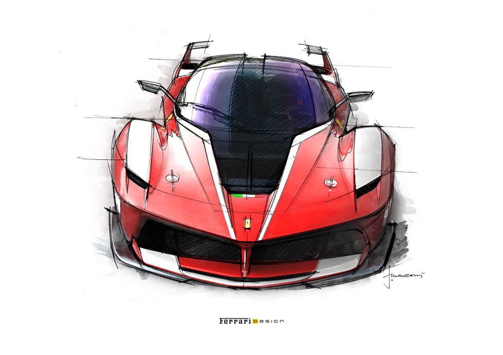 Dessins : Ferrari FXX K