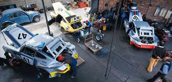 le mans porsche garage teloche - 07