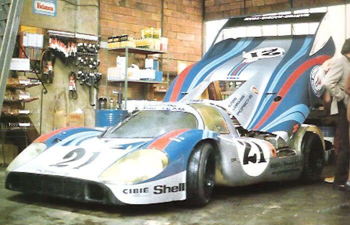 le mans porsche garage teloche 1971 917