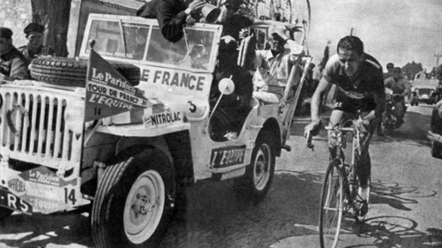 jeep tour de france 1951 lequipe