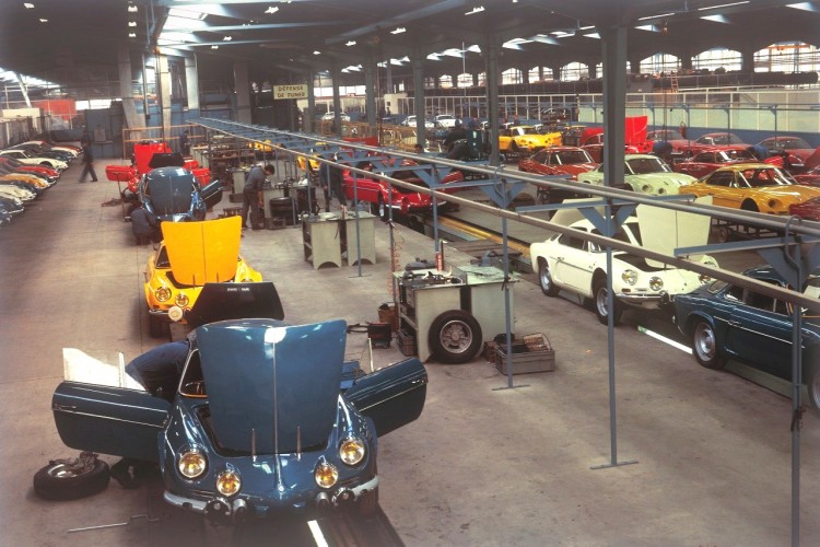 usine renault alpine dieppe A110