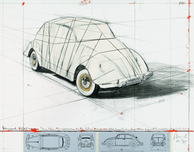 christo volkswagen beatle coccinelle