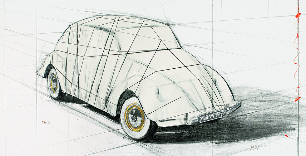 Wrapped VW Beetle : quand Christo emballait la Coccinelle. 