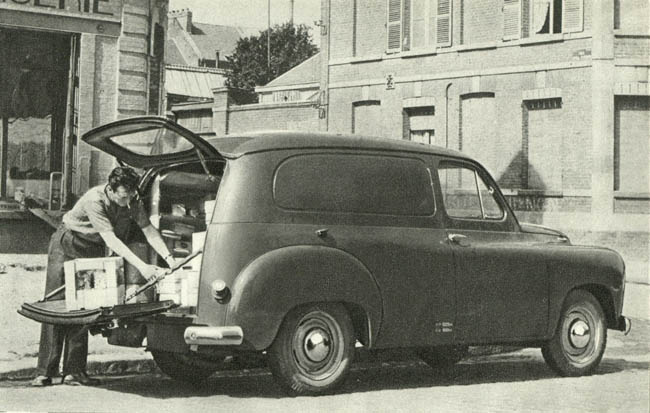 Renault Prairie, fourgon tôlé