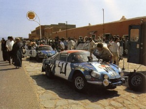 Alpine Renault A110 - Bernard Darniche : Alain Mahe - Rallye du Maroc 1973