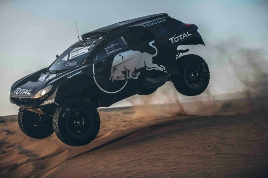 Peugeot 2008 DKR Evo Red Bull Dakar 2016 essais Maroc Espagne