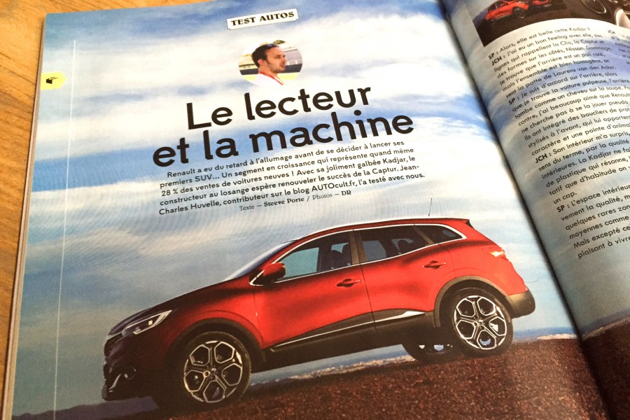 Essai AUTOcult.fr de la Renault Kadjar dans Plugged Magazine