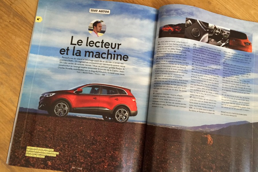 Essai AUTOcult.fr de la Renault Kadjar dans Plugged Magazine