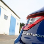 Renault Megane GT 2016 - Photo détail, logo Renault Sport, malle arrière.