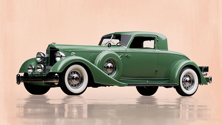 1934 Packard Twelve Individual Custom Stationary Coupe by Dietrich. Sold for $4,180,000.