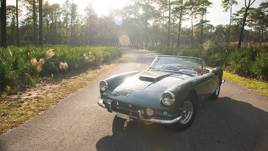 1960 Ferrari 400 Superamerica SWB Cabriolet by Pinin Farina. Sold for $6,380,000.