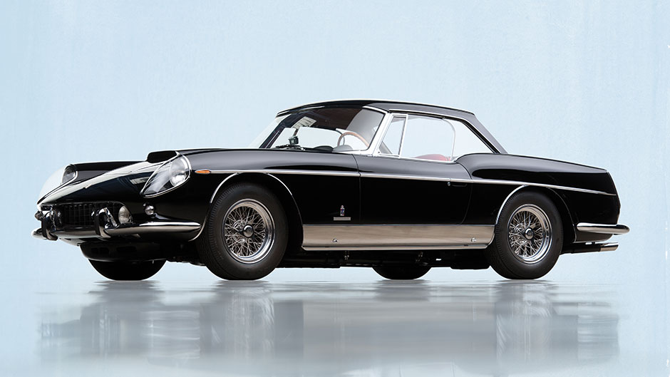 1962 Ferrari 400 Superamerica SWB Cabriolet by Pininfarina. Sold for $7,645,000.