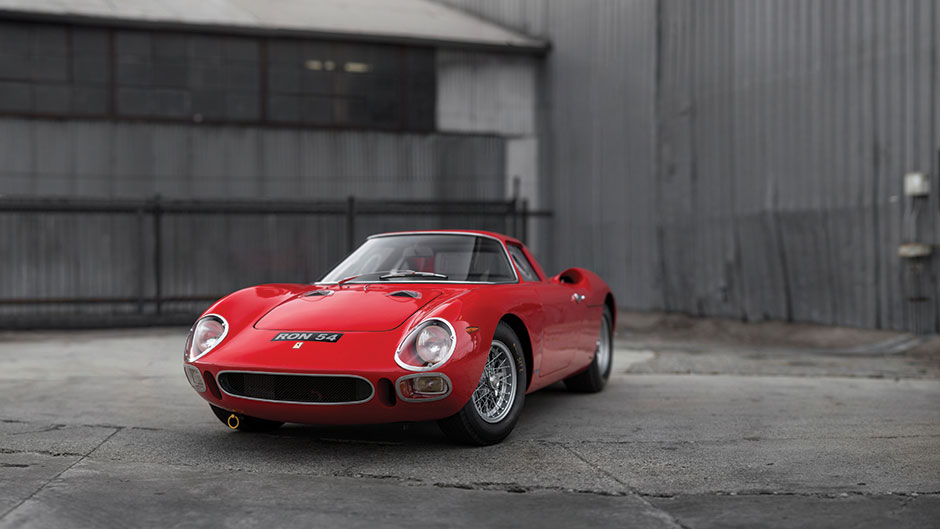 1964 Ferrari 250 LM by Scaglietti. Sold for $17,600,000.