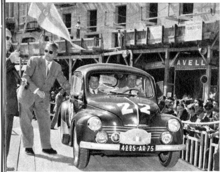 Coupe des Alpes 1954 - Jean Redele - Renaut 4CV