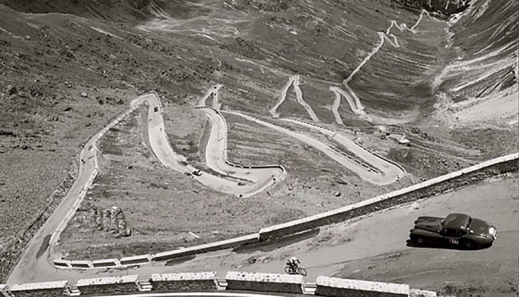 Coupe des Alpes - Alpine Rally - Stelvio - Jaguar MK2