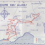 Tracé Coupe des Alpes - Alpine Rally 1957