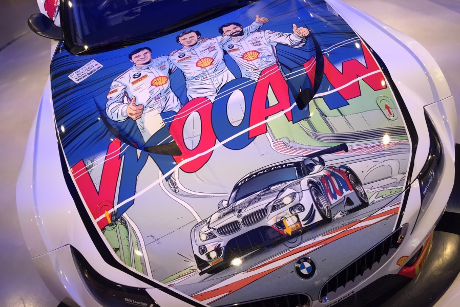 Michel Vaillant Art Strips BMW George V Paris 