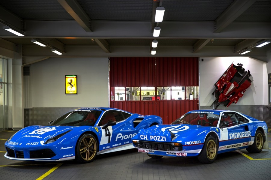 Ferrari 488 GTB - Ferrari 308 GTB groupe 4 - Tour Auto - 16