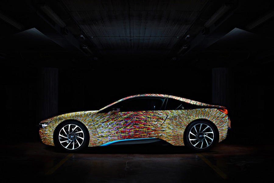 BMW Italia BMW i8 Giacomo Balla Garage Italia Customs BMW art car 02