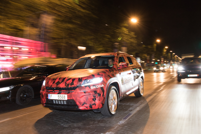 Skoda Kodiaq Tour de France 2016 Paris Champs Elysees - 5