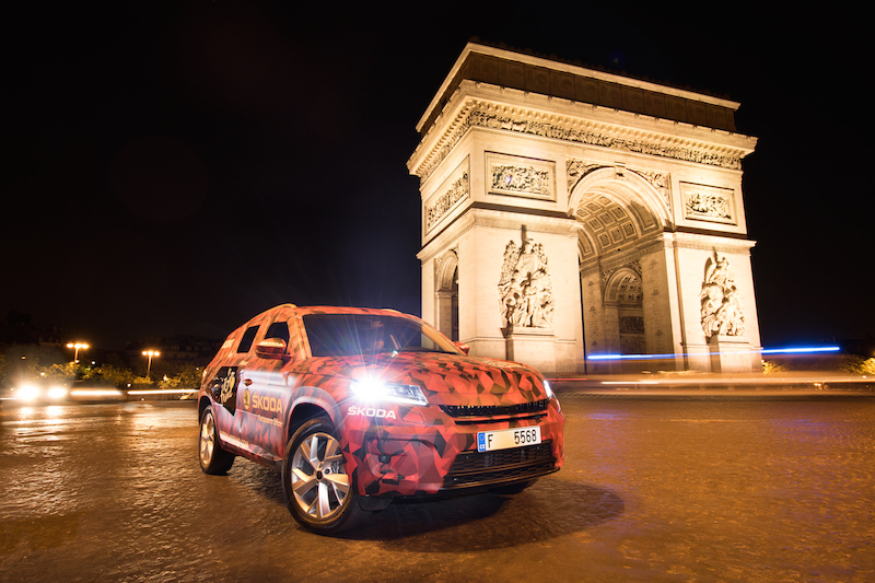 Skoda Kodiaq Tour de France 2016 Paris Champs Elysees - 6