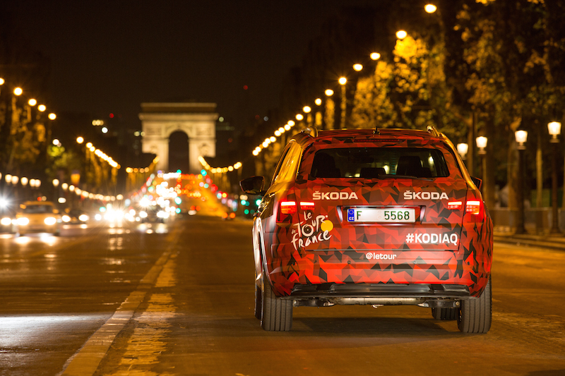 Skoda Kodiaq Tour de France 2016 Paris Champs Elysees - 8