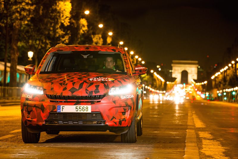 Skoda Kodiaq Tour de France 2016 Paris Champs Elysees - 9