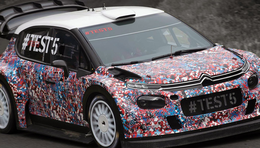 De #Test1 à #Test5, Citroën teste sa C3 WRC 