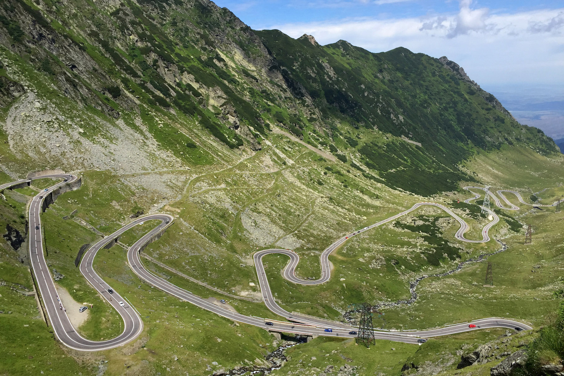 Route Transfăgărăşan, road trip sur carte postale