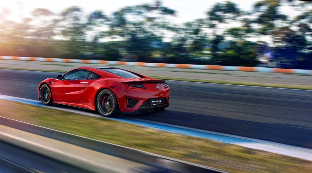 HONDA NSX CURVA RED