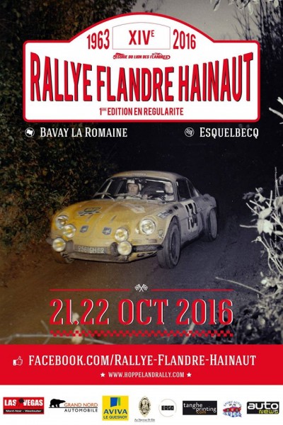 Affiche Rallye Flandre Hainaut 2016