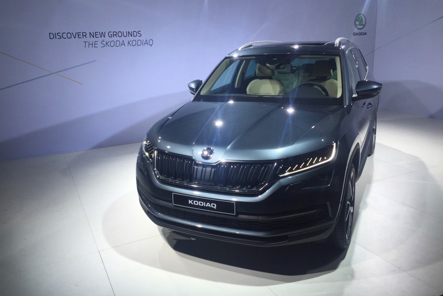 Skoda Kodias reveal world premiere premiere mondiale Berlin 