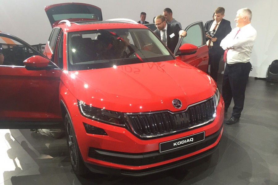 Skoda Kodias reveal world premiere premiere mondiale Berlin 