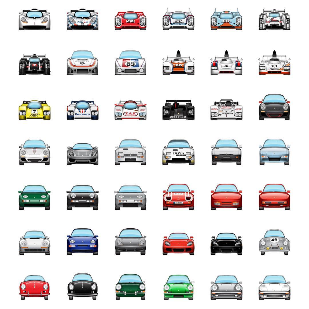 emoticone porsche ios