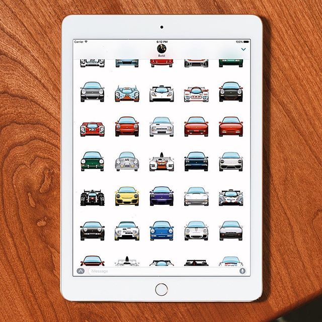 emoticone porsche ios Kevin McCauley