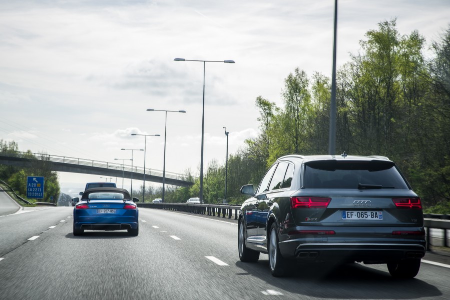 Audi Sport Experience 2017 - Audi SQ7 test drive - essai audi sq7 - audi ttrs 