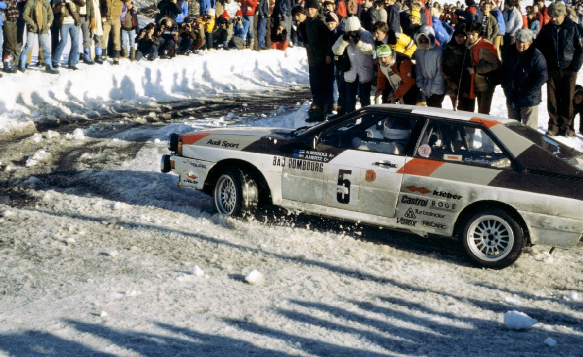 Hannu Mikkola & Arne Hertz, Audi Quattro - Rallye Monte Carlo 1981