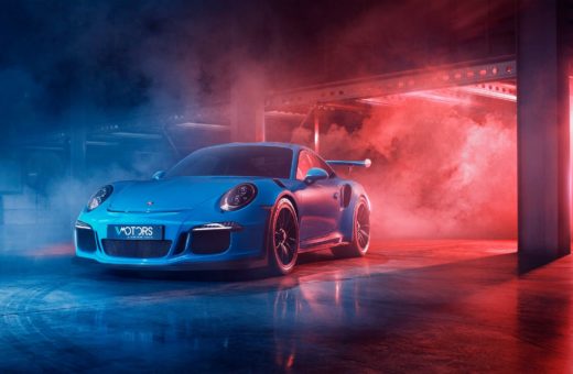 Porsche GT3 RS dans la brume, par Guillaume Petranto
