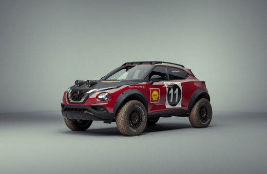 Un Nissan Juke en hommage à la 240Z du Safari Rally